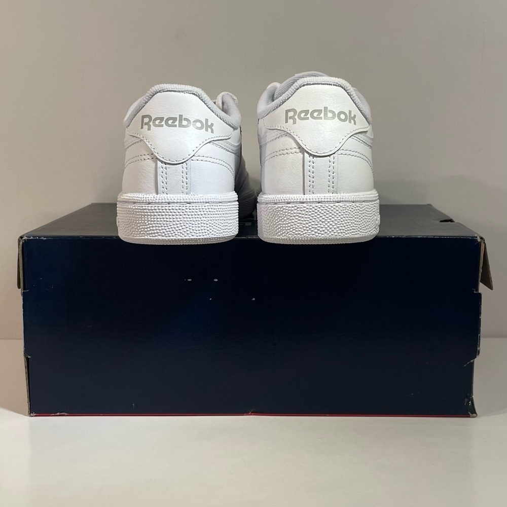 ☁️[BRAND NEW] REEBOK CLUB C 85 WHITE GREY WOMENS SHOES SIZE 6 LOW TOP SNEAKERS☁️ - Picture 6 of 8